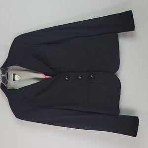J Crew Robert Noble Scottish Wool blazer black size 6
